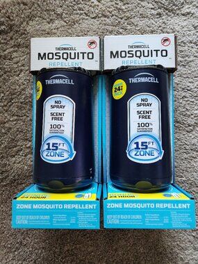 Thermacell Mosquito repellers in Midnight Blue Set of Two NIB